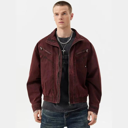 Cazadora Bomber Retro Leo