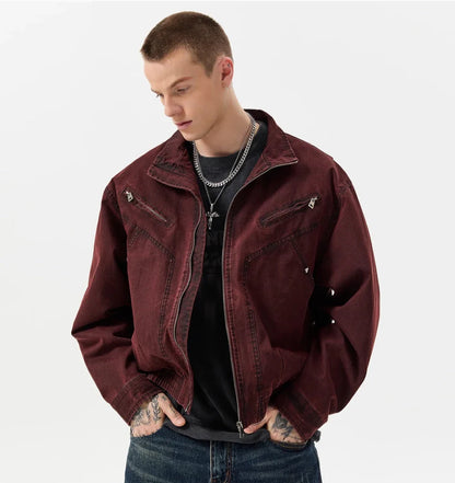 Cazadora Bomber Retro Leo