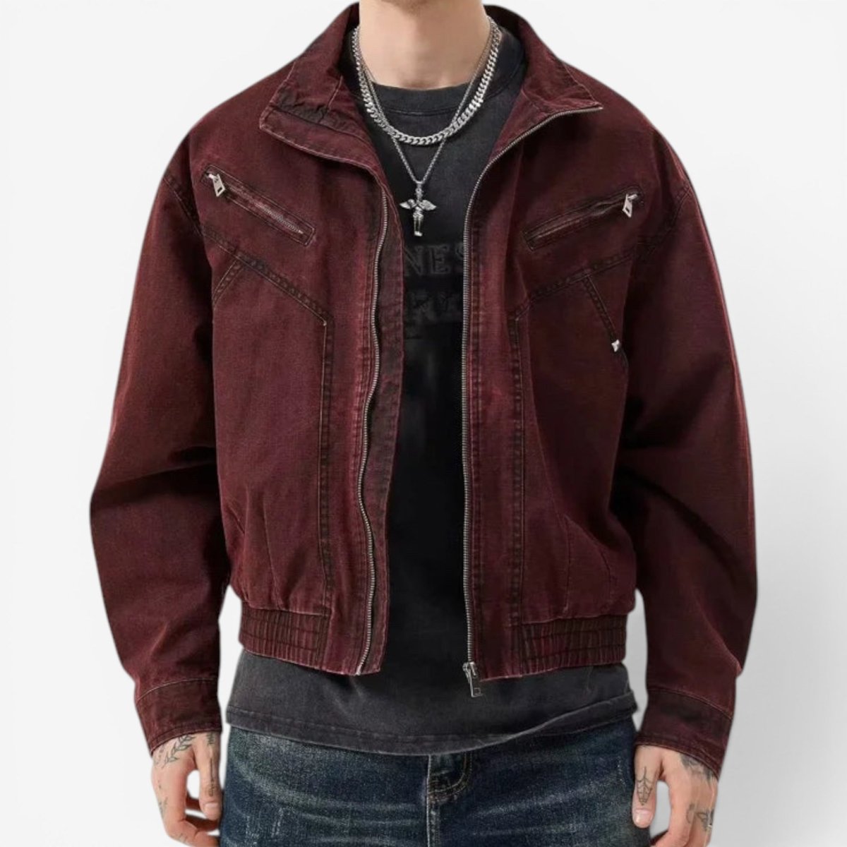 Cazadora Bomber Retro Leo