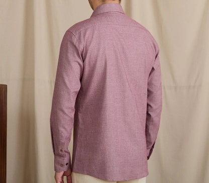 Camisa Elegante Retro de Algodón Puro Leo