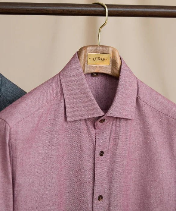Camisa Elegante Retro de Algodón Puro Leo