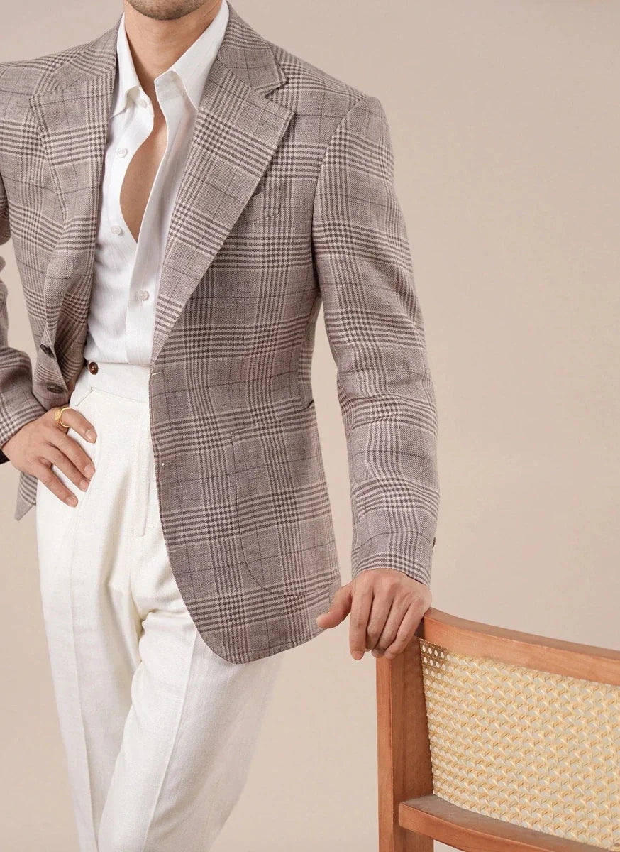 Traje Estilo Italiano de Primavera Leo