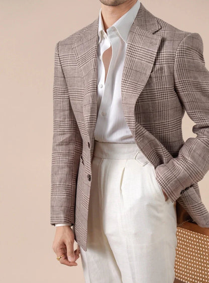 Traje Estilo Italiano de Primavera Leo
