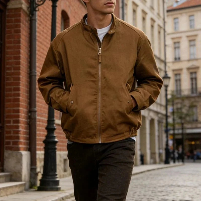Chaqueta de Primavera con Cremallera Leo