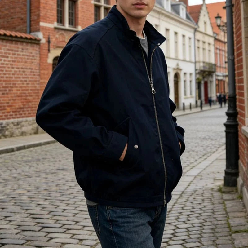 Chaqueta de Primavera con Cremallera Leo