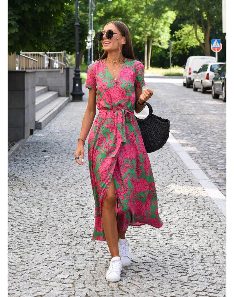 | Robe Fleurie de Sophistication