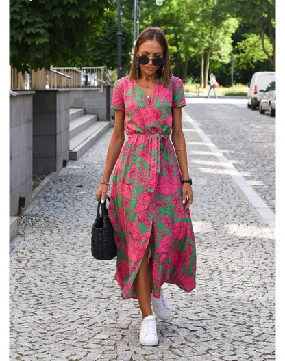 | Robe Fleurie de Sophistication