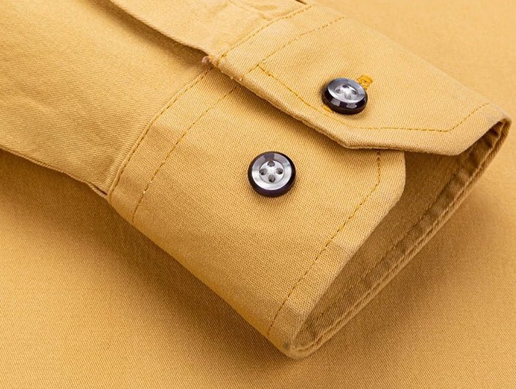 Camisa de Lujo de Algodón con Bolsillo Único