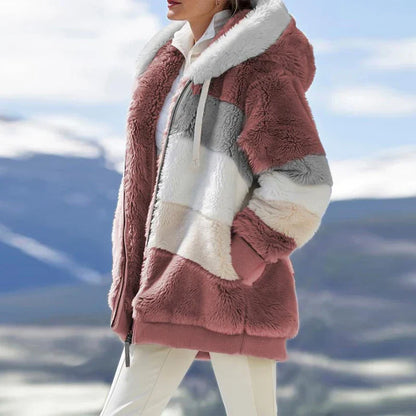 Chaqueta de invierno elegante y cálida con capucha