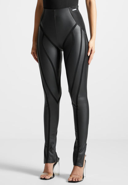 Rita - Leggings Negros Efecto Moldeador Elegantes