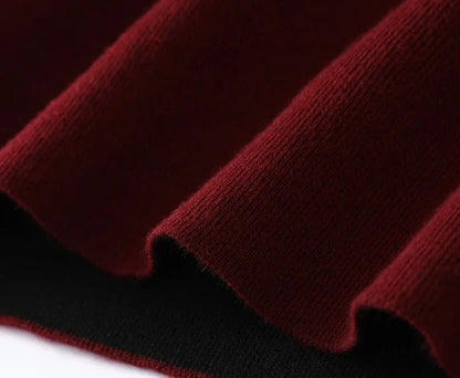 Jersey de Lana Merino con Medio Cuello