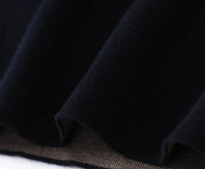 Jersey de Lana Merino con Medio Cuello
