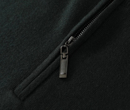 Jersey de Lana Merino con Medio Cuello