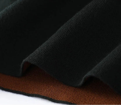 Jersey de Lana Merino con Medio Cuello