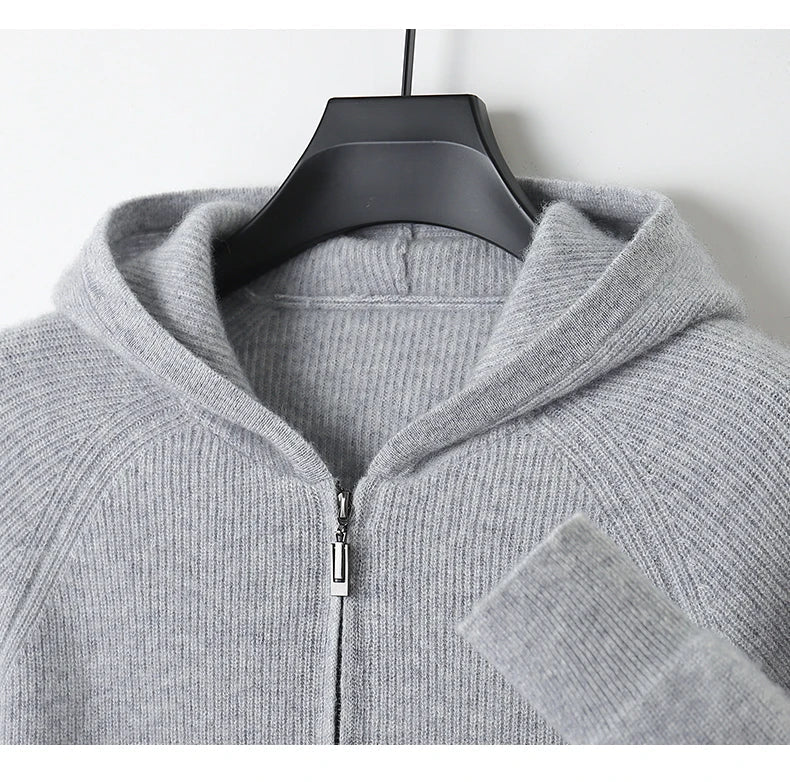 Jersey de Lana Merino con Capucha