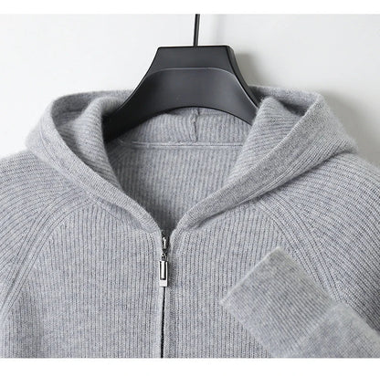 Jersey de Lana Merino con Capucha