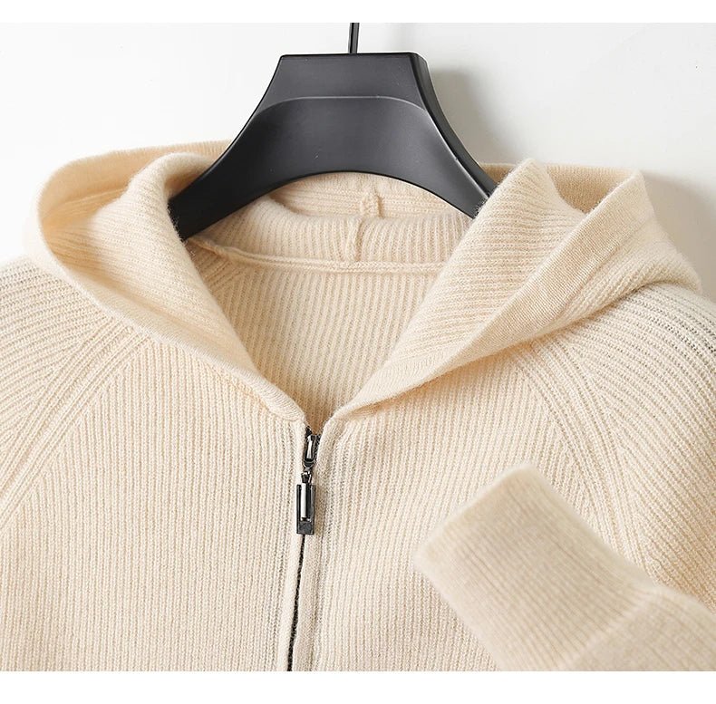 Jersey de Lana Merino con Capucha