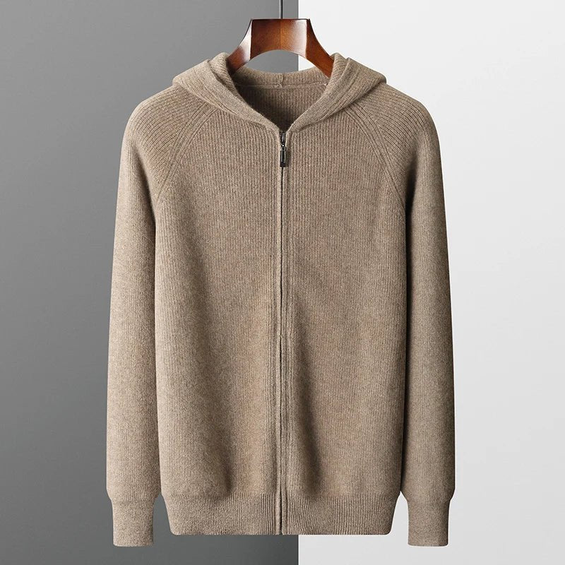 Jersey de Lana Merino con Capucha