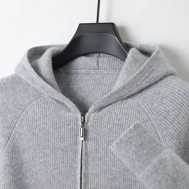 Jersey de Lana Merino con Capucha