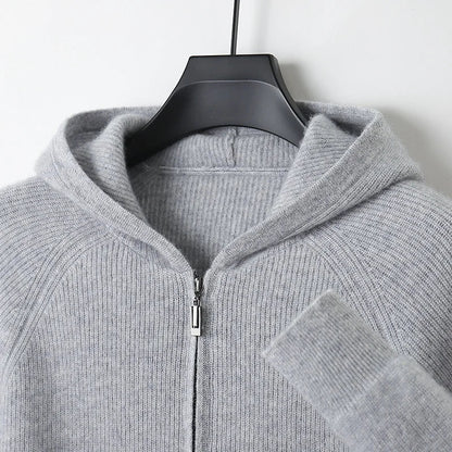 Jersey de Lana Merino con Capucha