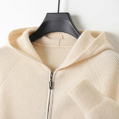 Jersey de Lana Merino con Capucha