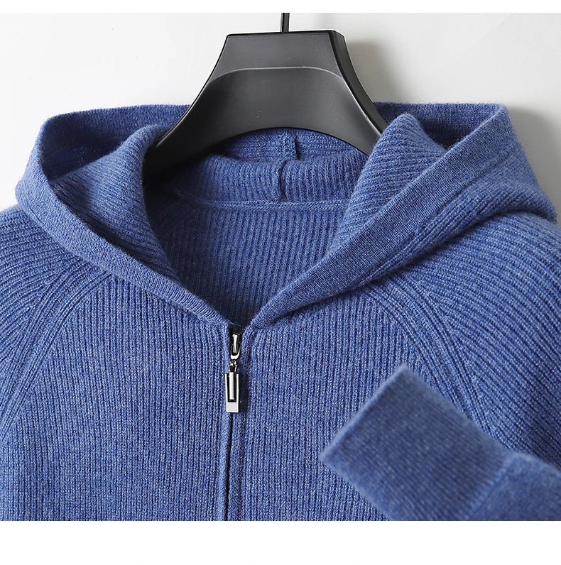 Jersey de Lana Merino con Capucha