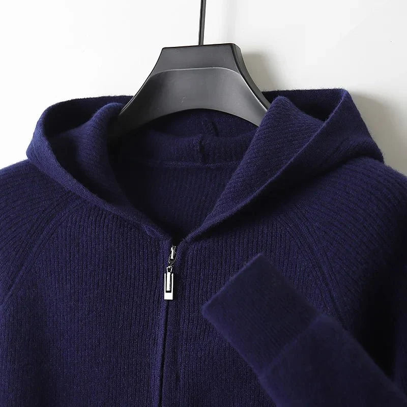 Jersey de Lana Merino con Capucha