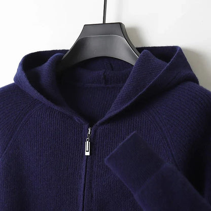 Jersey de Lana Merino con Capucha