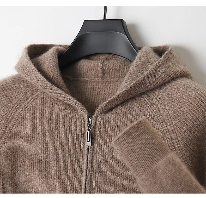 Jersey de Lana Merino con Capucha