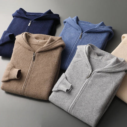 Jersey de Lana Merino con Capucha