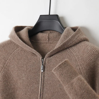 Jersey de Lana Merino con Capucha