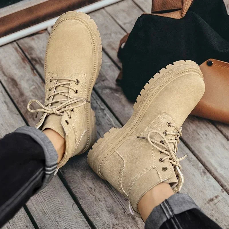 Botas de Invierno Militares de Ante