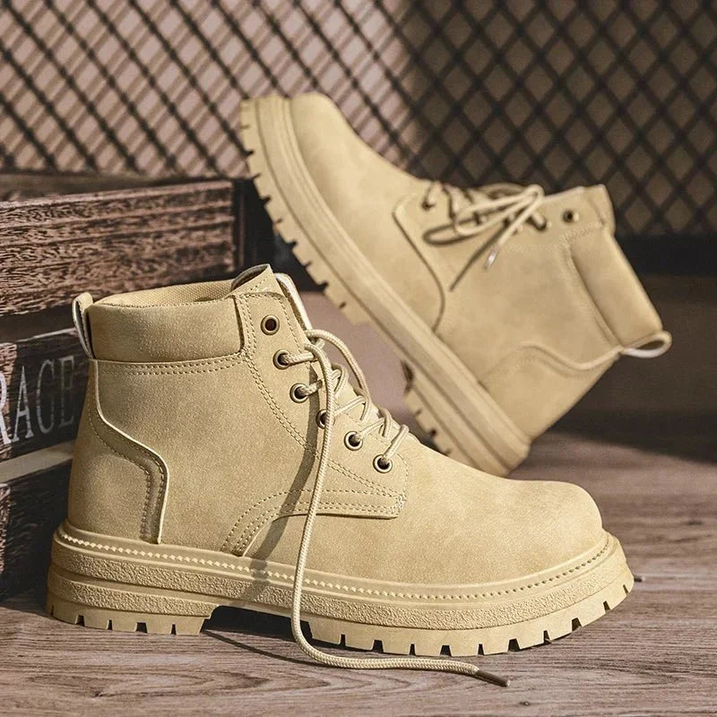 Botas de Invierno Militares de Ante