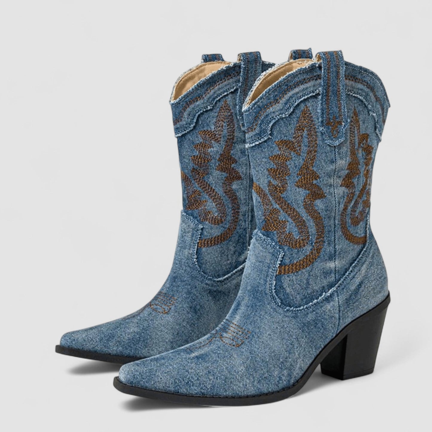 | Bottines en Denim Orthopédique Selena
