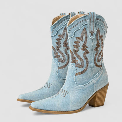 | Bottines en Denim Orthopédique Selena