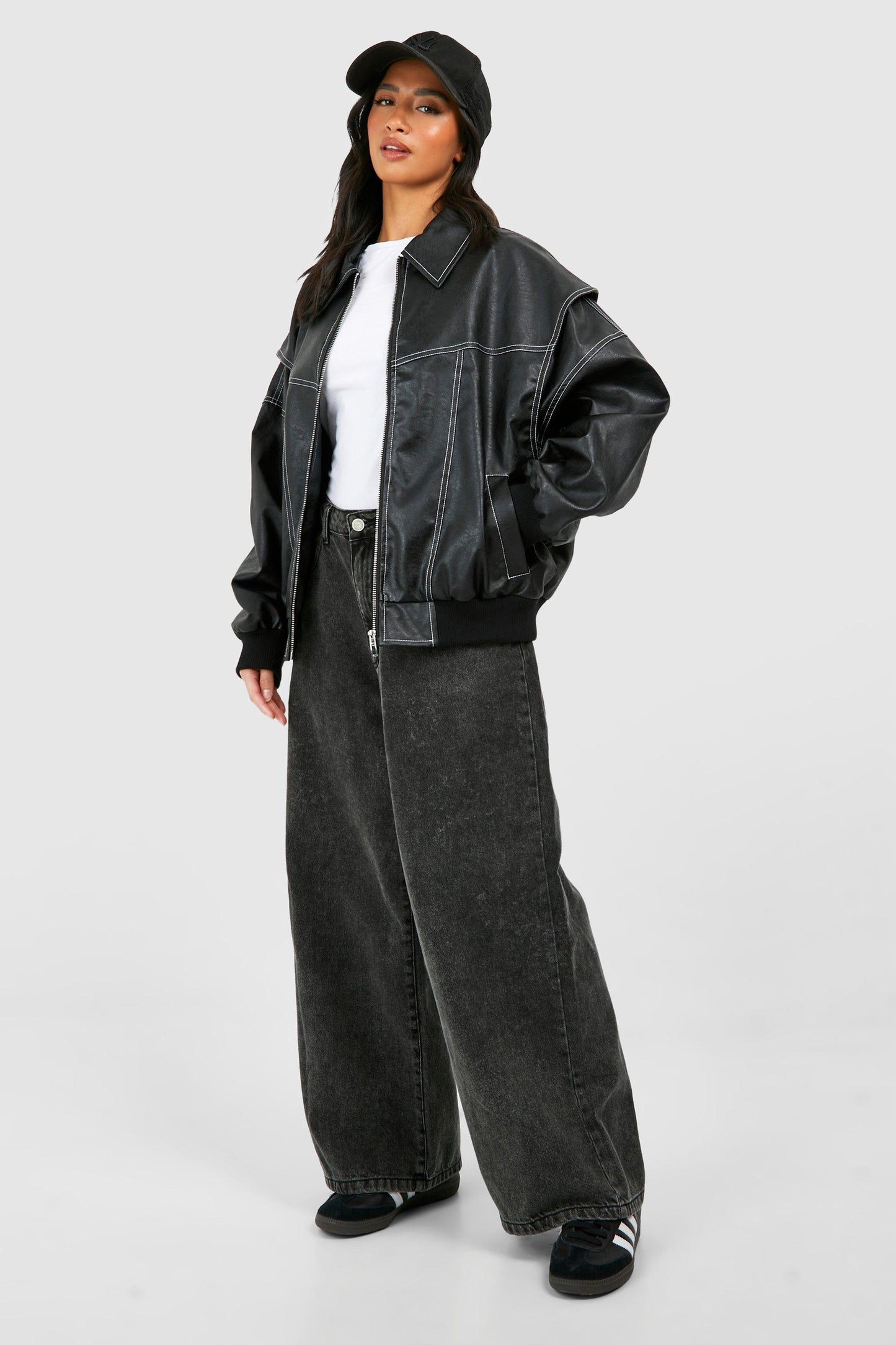 Cazadora bomber oversize