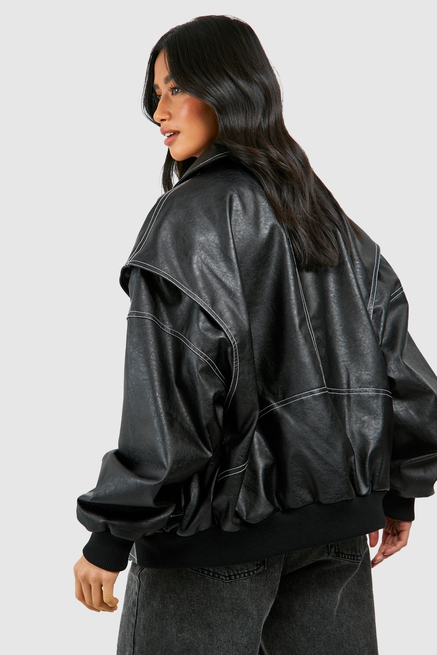 Cazadora bomber oversize