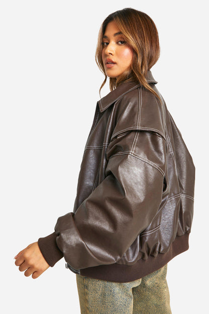 Cazadora bomber oversize