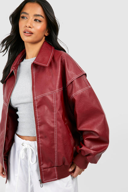 Cazadora bomber oversize