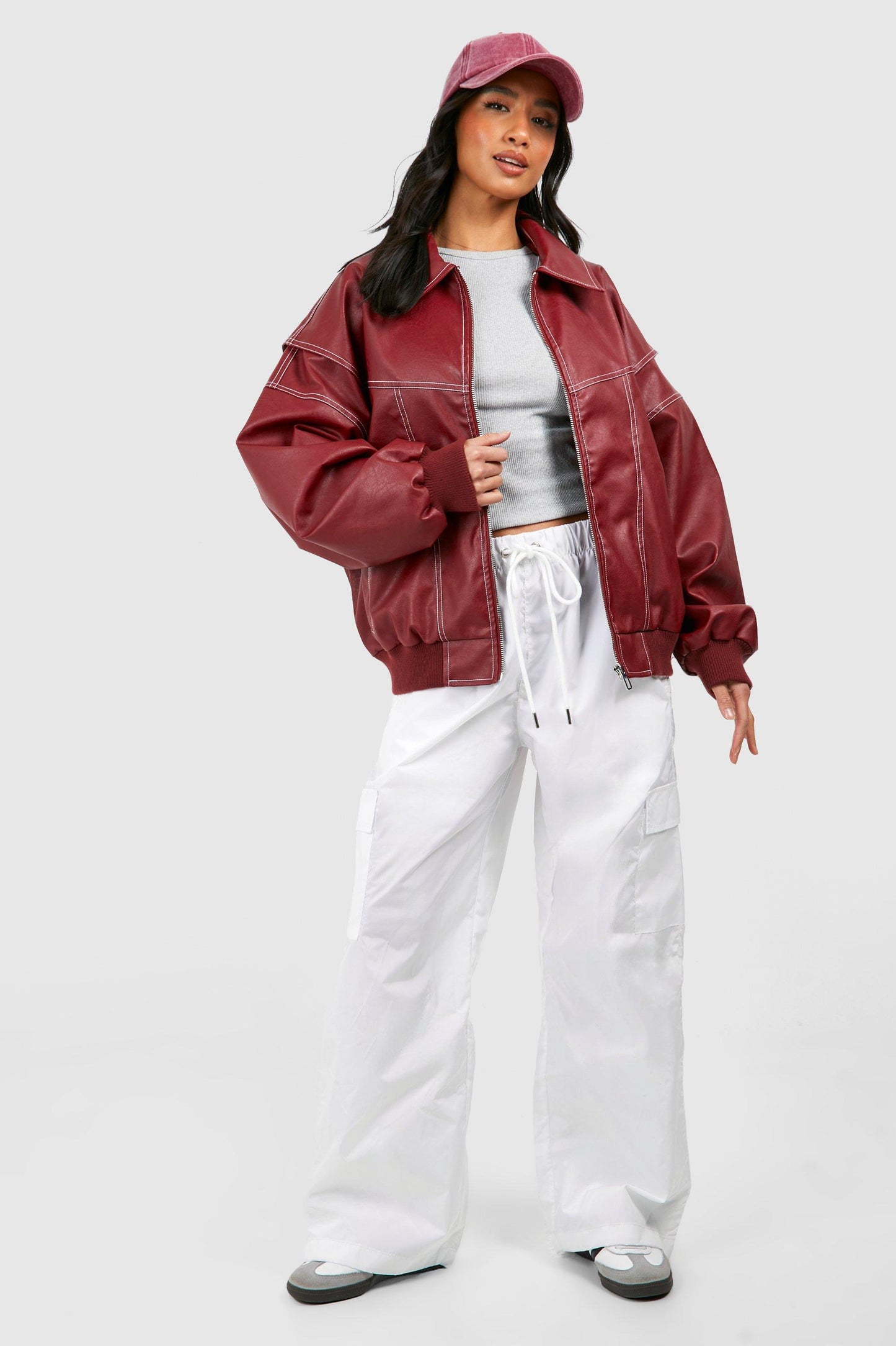 Cazadora bomber oversize