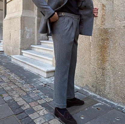 Traje Cruzado de Estilo Italiano para Hombre