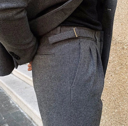 Traje Cruzado de Estilo Italiano para Hombre