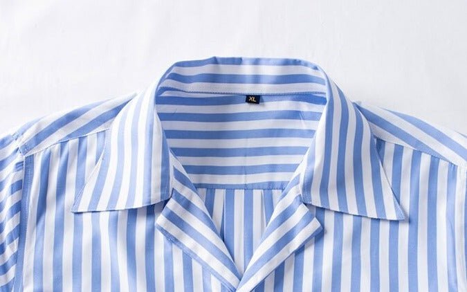 Camisa Formal de Oficina a Rayas