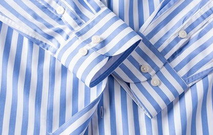 Camisa Formal de Oficina a Rayas