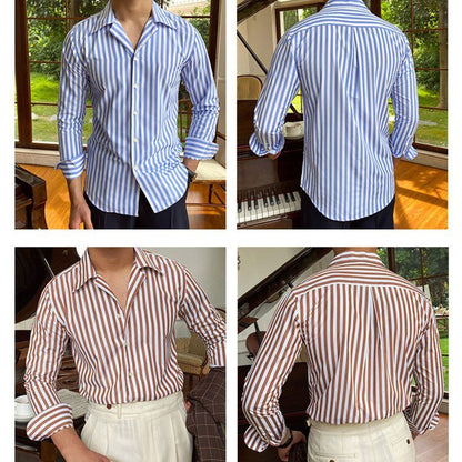 Camisa Formal de Oficina a Rayas