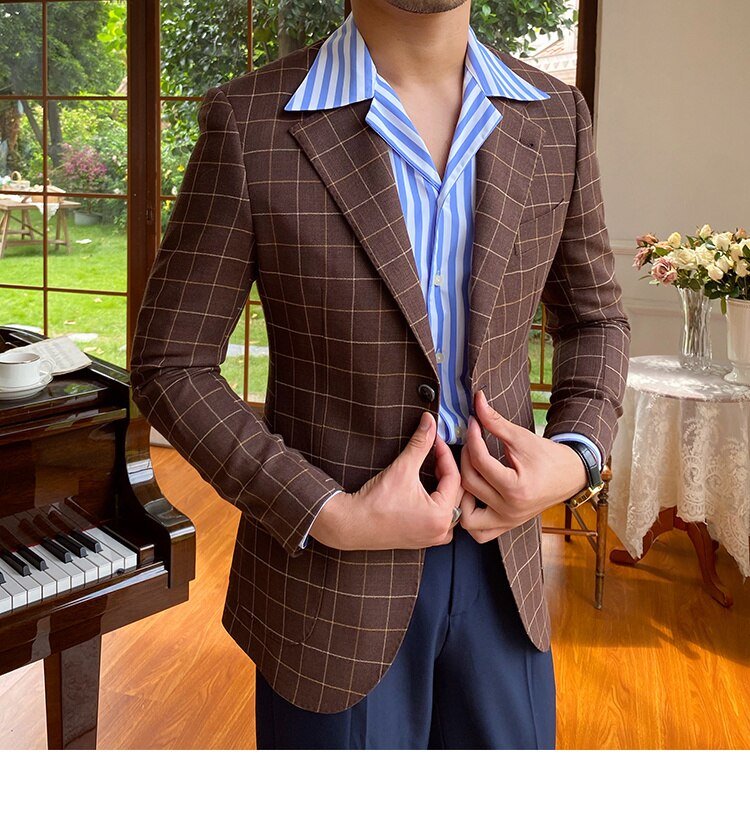 Camisa Formal de Oficina a Rayas