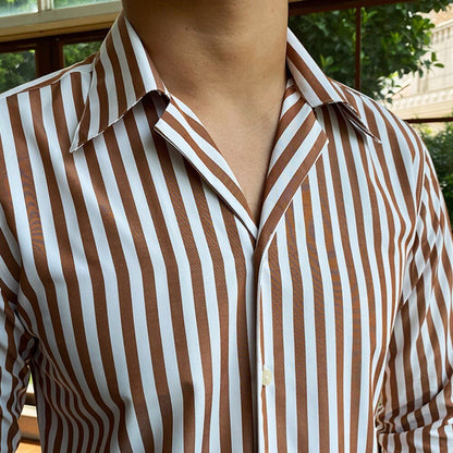 Camisa Formal de Oficina a Rayas
