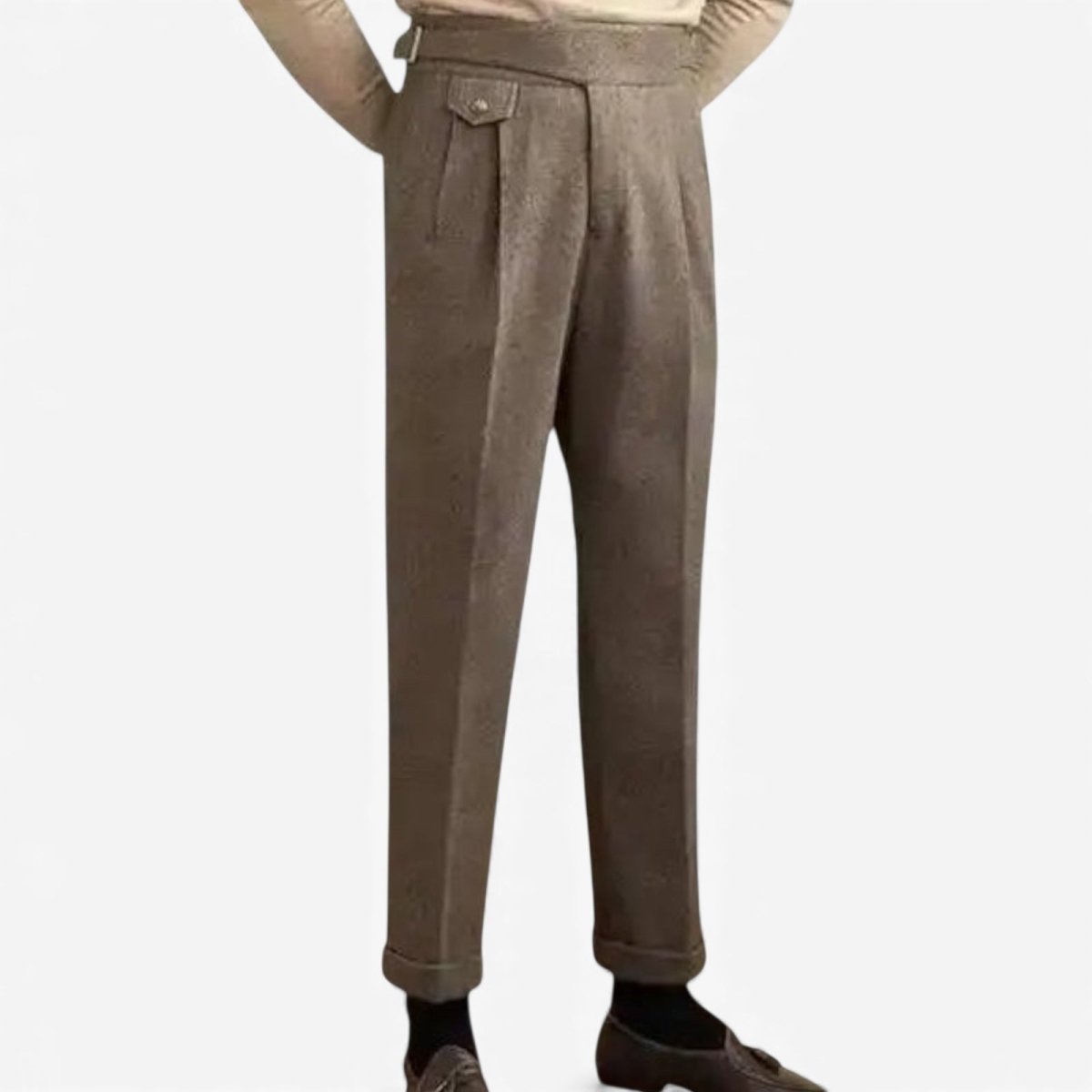 Pantalones Rectos Old Money de Otoño