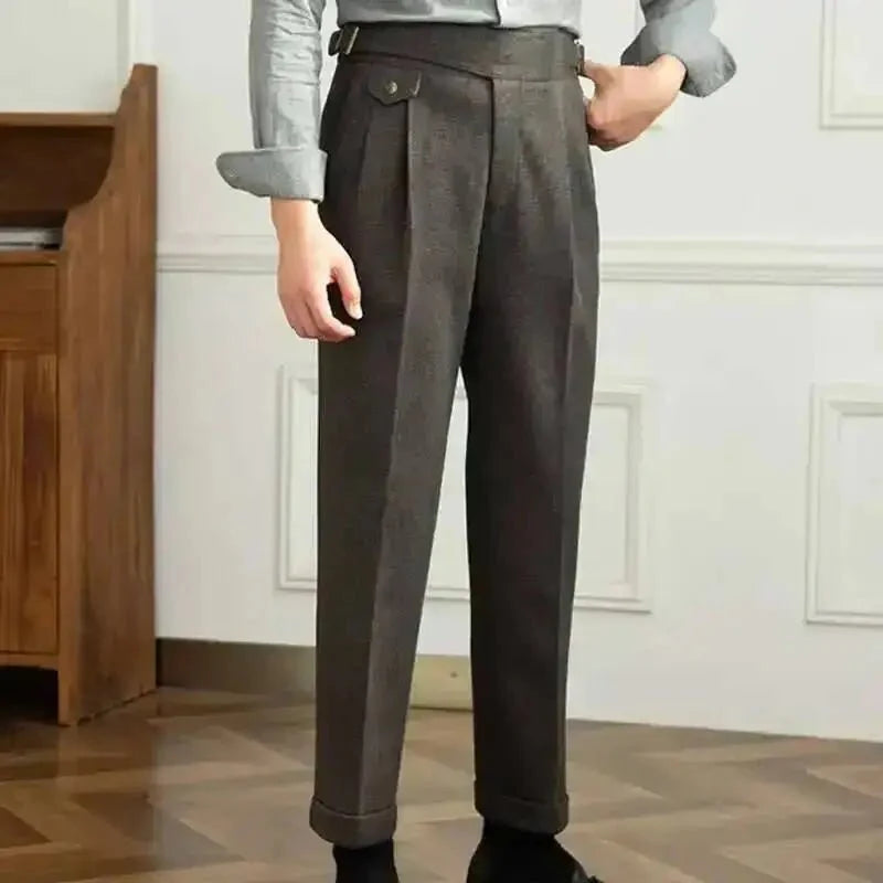 Pantalones Rectos Old Money de Otoño