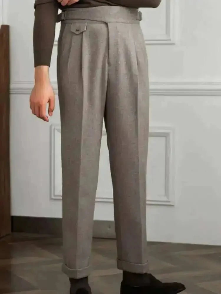 Pantalones Rectos Old Money de Otoño